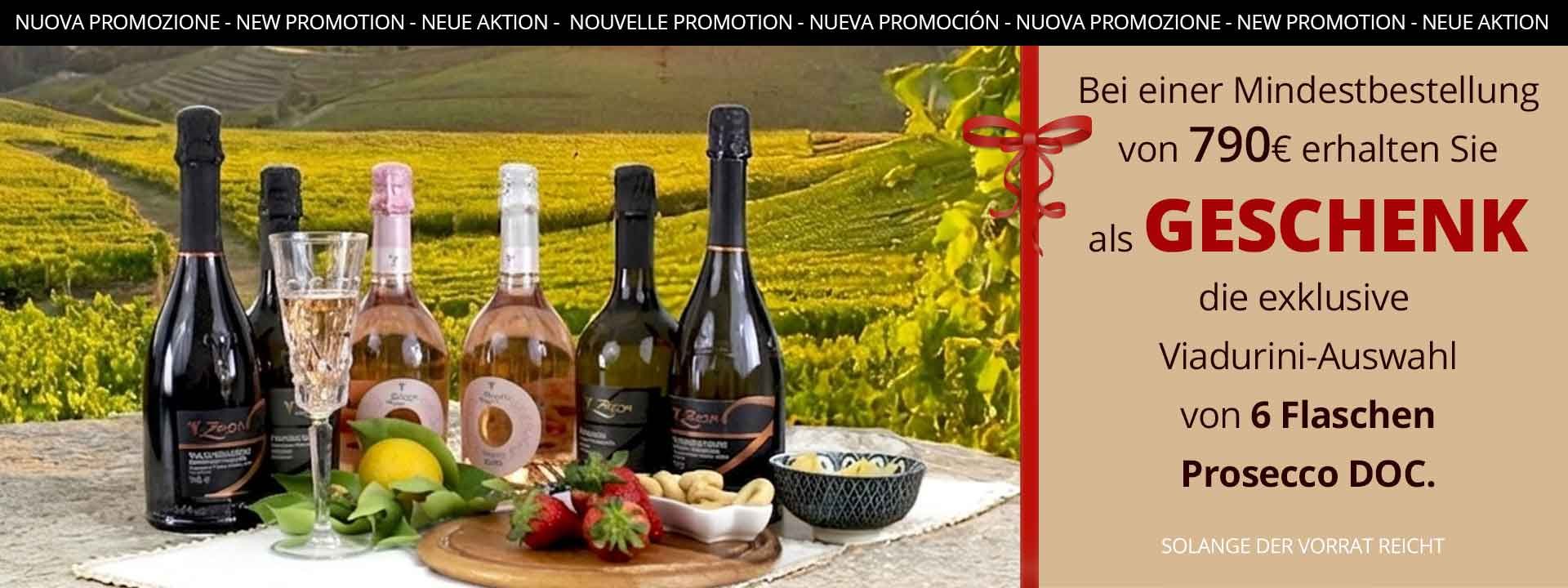 6 Flaschen Prosecco gratis!