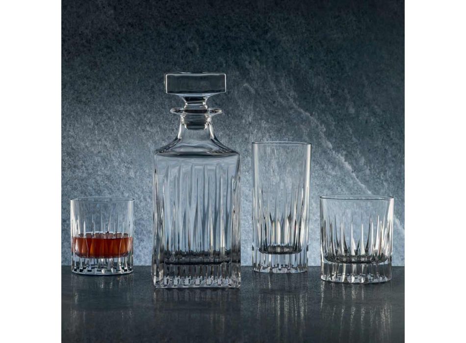 12 Low Whisky Gläser oder Tumbler Wasser in ökologischen Kristallen - Voglia