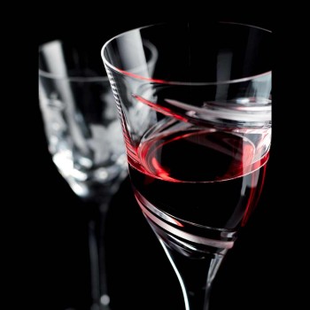 12 Rotweingläser in ökologischem kristallfreiem Luxus - Zyklon