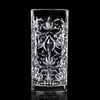 12 Tumbler Tall Highball Cocktailglas oder luxuriös dekoriertes Wasser - Schicksal