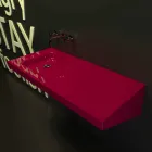 Gesattelt Waschbecken Badezimmer Möbel Made in Italy Viadurini