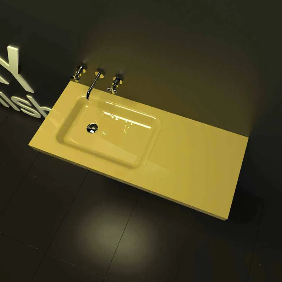 Gesattelt Waschbecken Badezimmer Möbel Made in Italy Viadurini