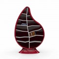 Bücherregal aus Solid Surface®  Clorofilla in modernem Design Made in Italy