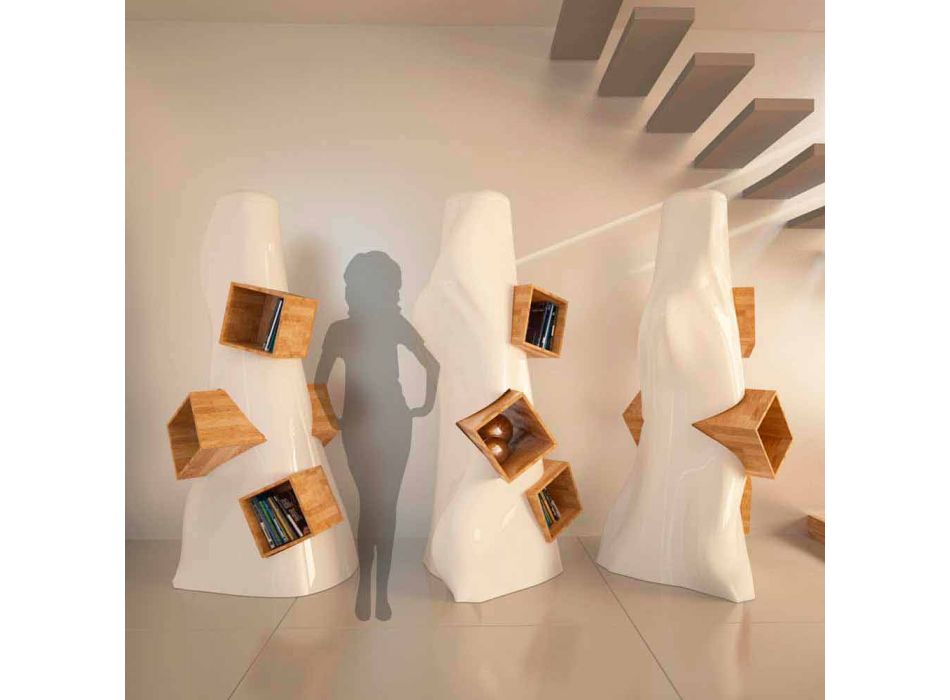 Bibliothek Design Moderne K2 Made in Italy Viadurini