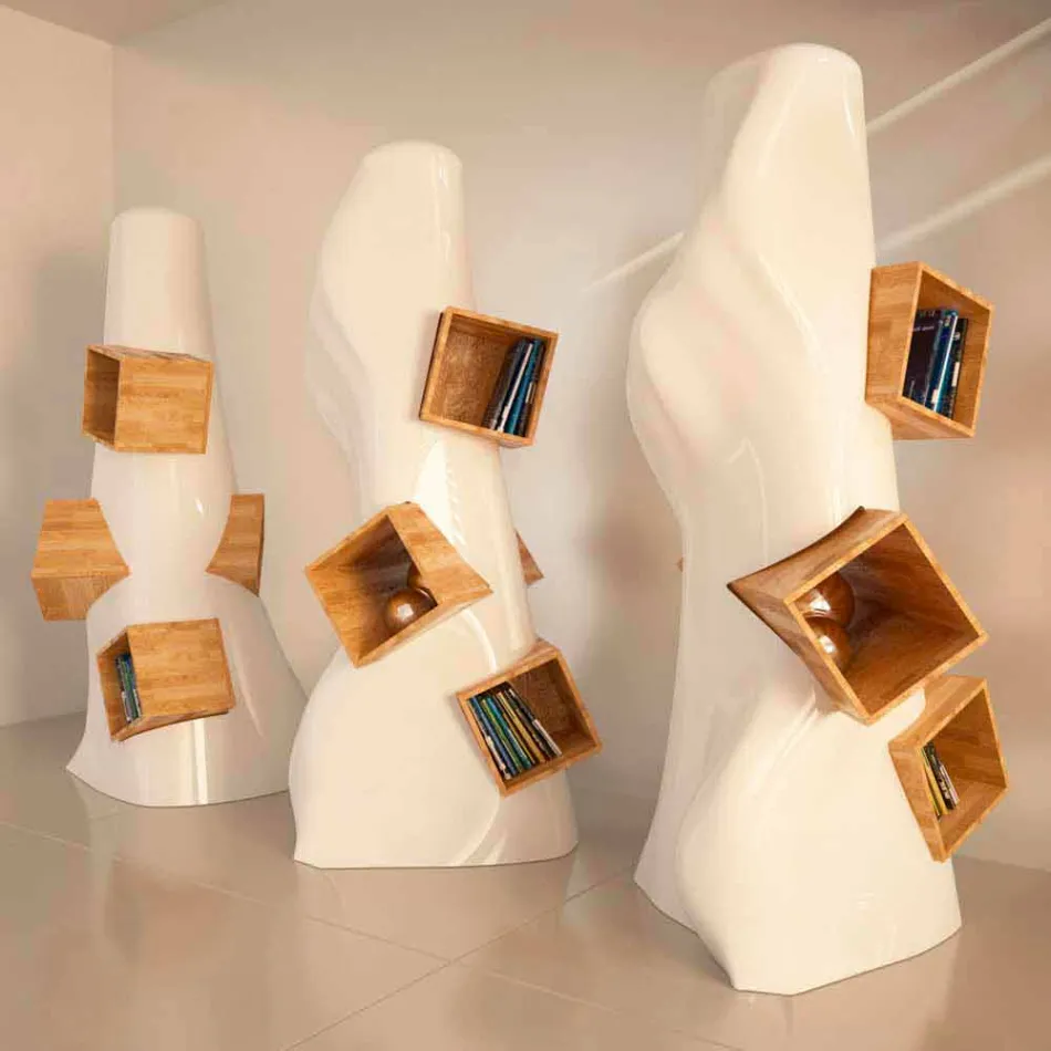 Bibliothek Design Moderne K2 Made in Italy Viadurini