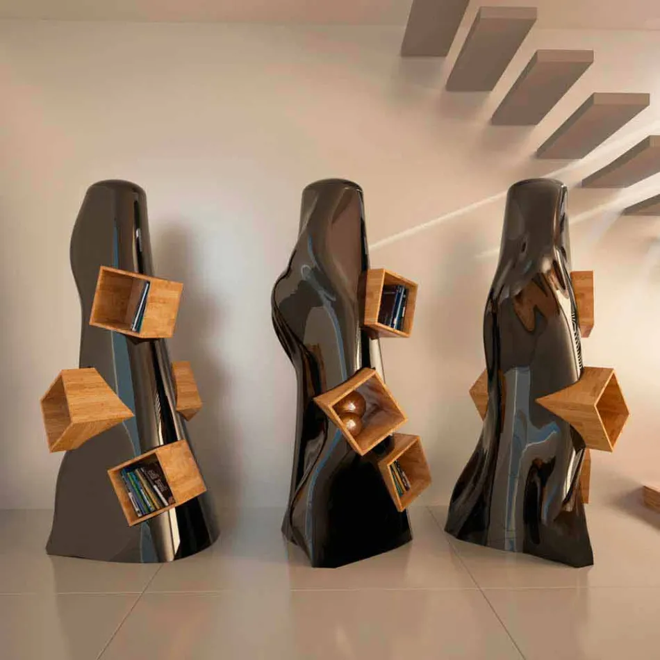 Bibliothek Design Moderne K2 Made in Italy Viadurini