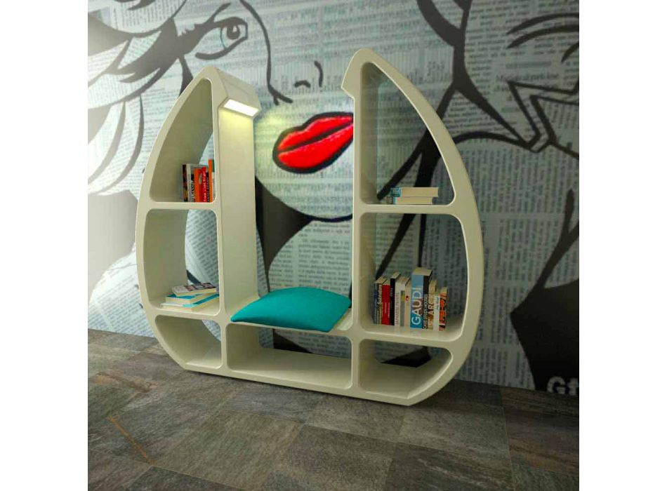 Modern Library Shelley Made in Italy Viadurini