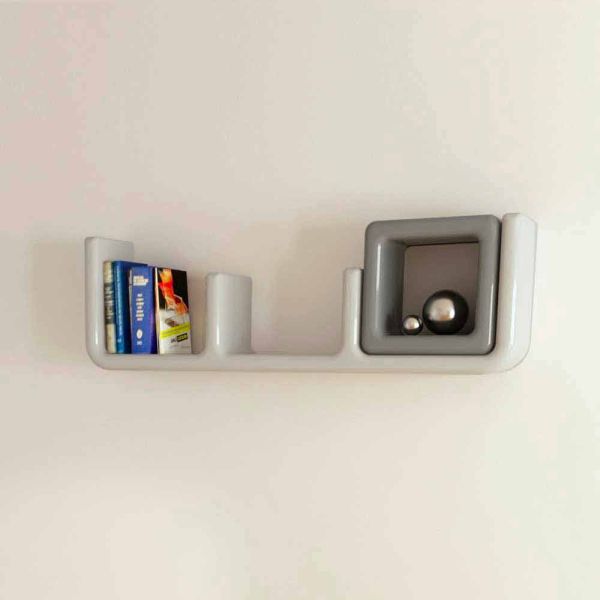 Designer-wandregal atlante viadurini design hergestellt in italien