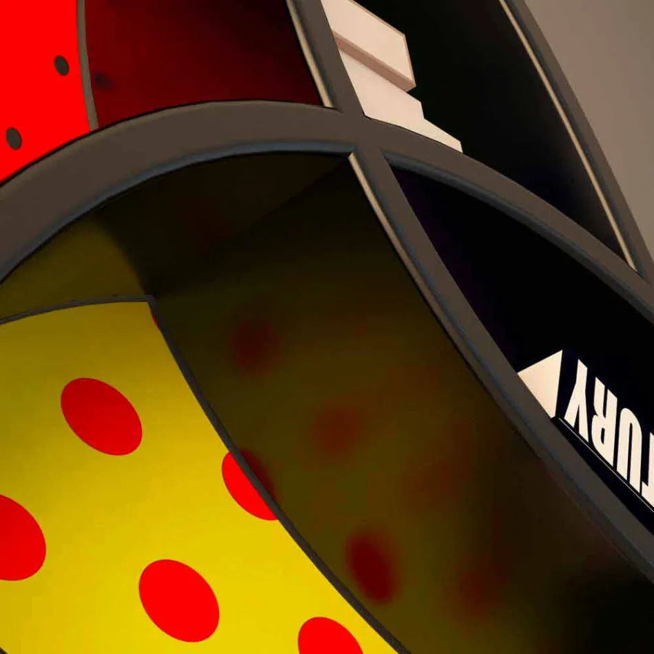 Poppy Bücherregal Design Gemacht in Italien Viadurini