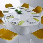 Schreibtisch Büro Design Mittagessen Tabelle Made in Italy Viadurini