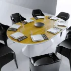 Schreibtisch Büro Design Mittagessen Tabelle Made in Italy Viadurini