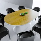 Schreibtisch Büro Design Mittagessen Tabelle Made in Italy Viadurini