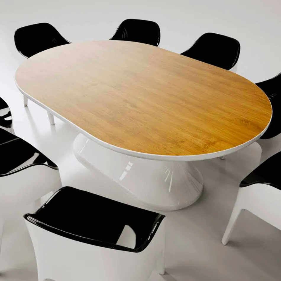 Schreibtisch Büro Design Mittagessen Tabelle Made in Italy Viadurini