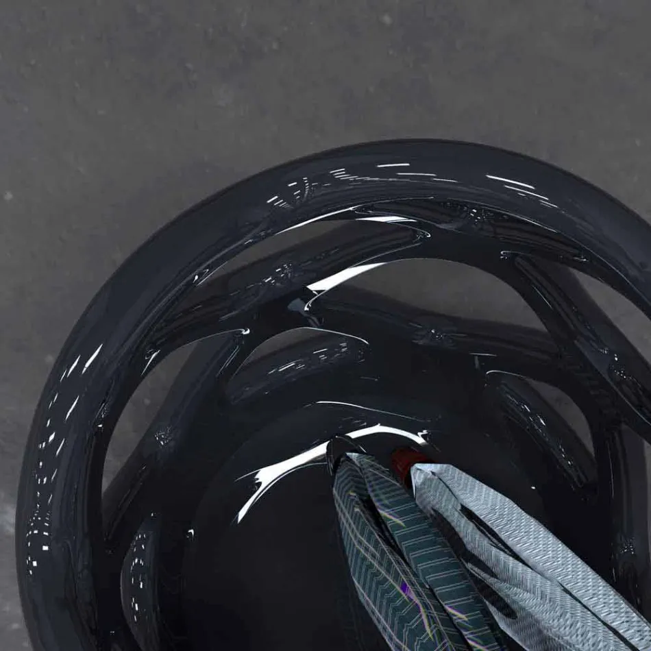 Regenschirm Design Moderne Coulee Made in Italy Viadurini