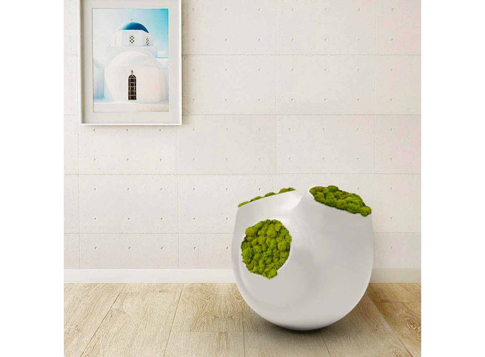 Dekorative Vase Mond-Entwurf Made in Italy Viadurini