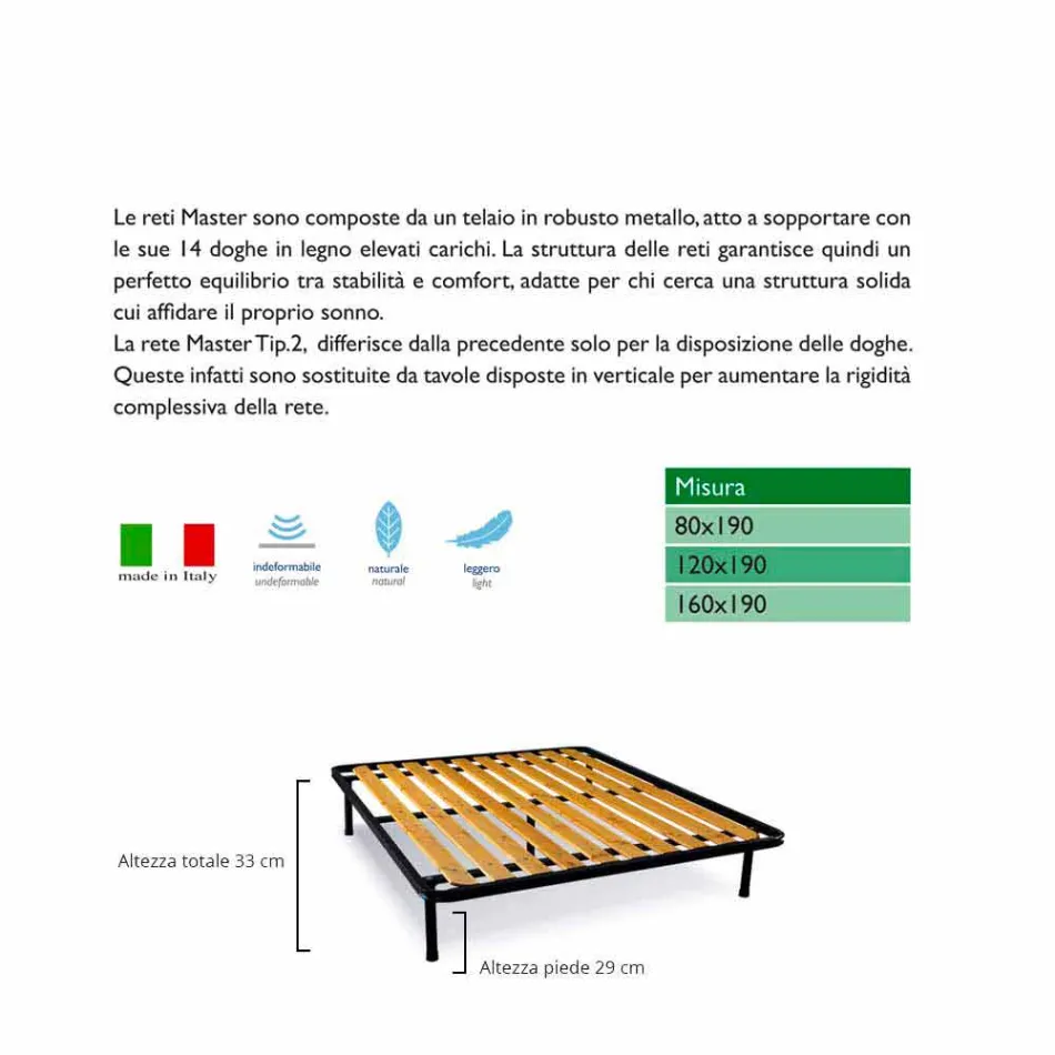 Netzwerk mit Doppel Vertikale Lamellen Bio Comfort 2 Viadurini