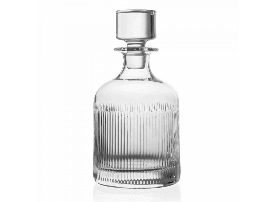 2 Whiskyflaschen mit umweltfreundlichem Kristallkappen-Vintage-Design - taktil