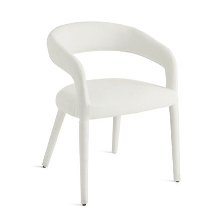 2 gepolsterte Sessel mit Bouclé-Stoffbezug und bezogenem Gestell - Domenica Viadurini