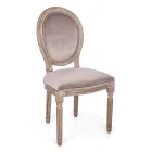 2 Esszimmerstühle im klassischen Design aus Polyester Homemotion - Dalida Viadurini