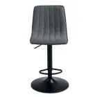 2 Wohnzimmerhocker mit gepolsterten Stoffsitzen in verschiedenen Farben - Impeto Viadurini