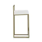 2 Wohnzimmerhocker mit Kunstledersitz - Afnio Viadurini