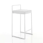 2 Wohnzimmerhocker mit Kunstledersitz - Afnio Viadurini