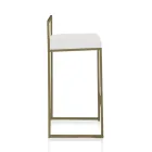 2 Wohnzimmerhocker mit Kunstledersitz - Afnio Viadurini