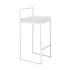 2 Wohnzimmerhocker mit Kunstledersitz - Afnio Viadurini