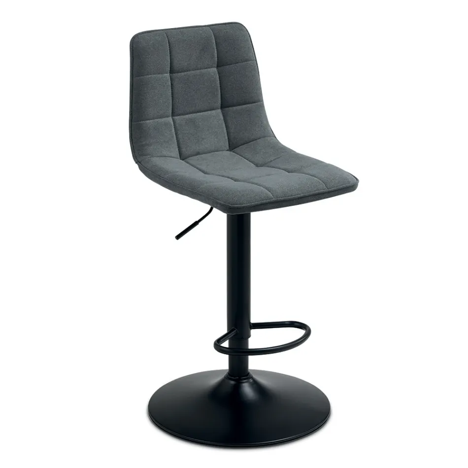 2 Wohnzimmerhocker mit Stoffsitz in verschiedenen Farben - Corrente Viadurini