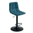 2 Wohnzimmerhocker mit Stoffsitz in verschiedenen Farben - Corrente Viadurini