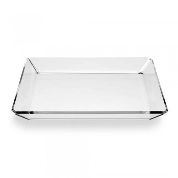 2 Plexiglasbehälter mit modernem Design aus transparentem Plexiglas - Tonio