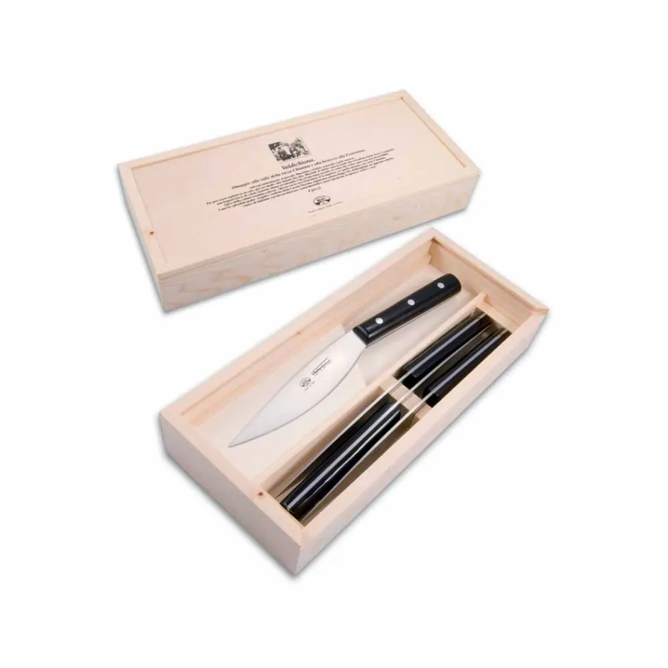 4 Berti Valdichiana Tischmesser exklusiv für Viadurini - Aldino Viadurini