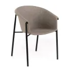 4 Stühle mit Stoffsitz, erhältlich in verschiedenen Ausführungen – Toskana Viadurini