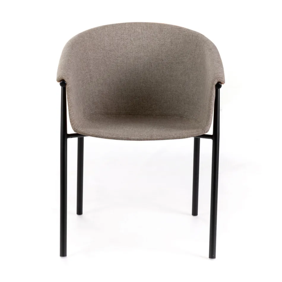 4 Stühle mit Stoffsitz, erhältlich in verschiedenen Ausführungen – Toskana Viadurini