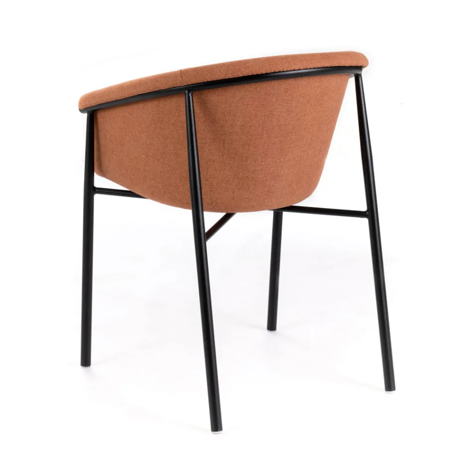 4 Stühle mit Stoffsitz, erhältlich in verschiedenen Ausführungen – Toskana Viadurini