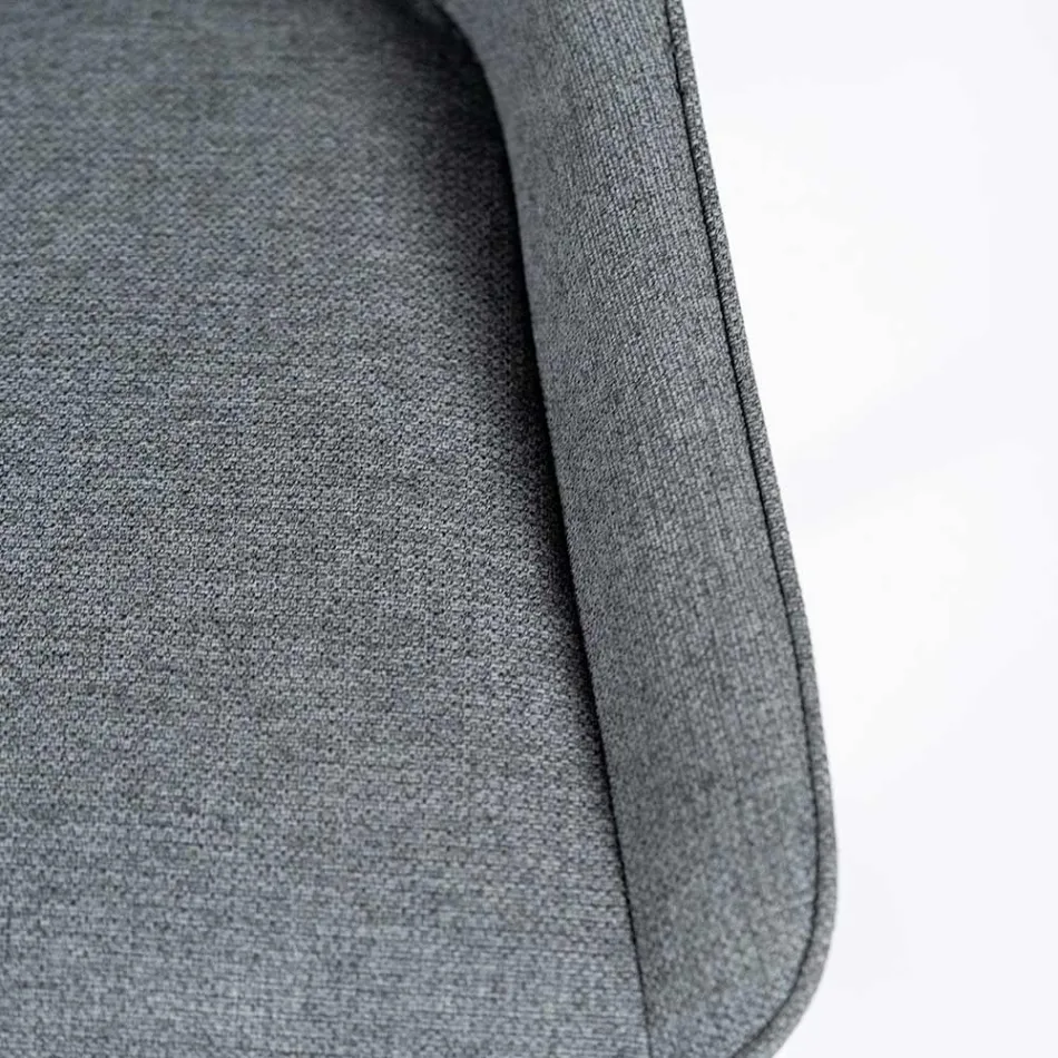 4 Stühle für das Wohnzimmer aus Stoff in verschiedenen Farben und Holz – Vanille Viadurini