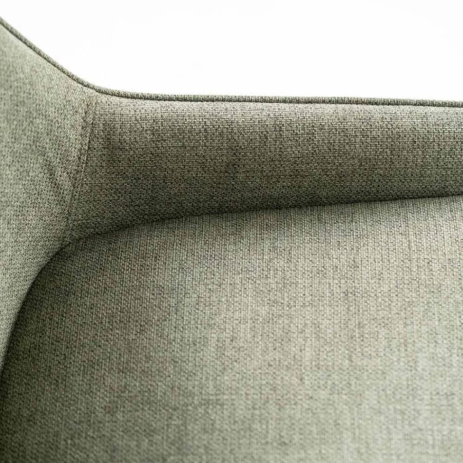 4 Stühle für das Wohnzimmer aus Stoff in verschiedenen Farben und Holz – Vanille Viadurini