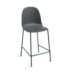 4 Wohnzimmerhocker aus Polypropylen mit Metallgestell - Dinamo Viadurini