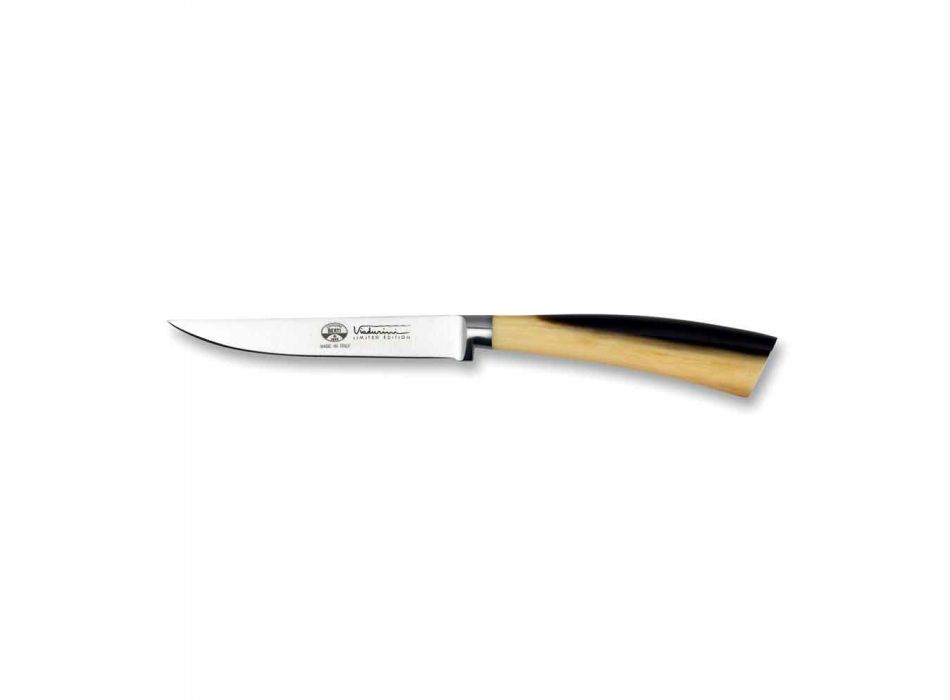 6 Berti Plenum Messer mit glatter Klinge exklusiv für Viadurini - Andalo Viadurini