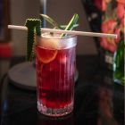 8 Highball Tumbler Tall Glasses für Cocktail in Eco Crystal - Malgioglio Viadurini