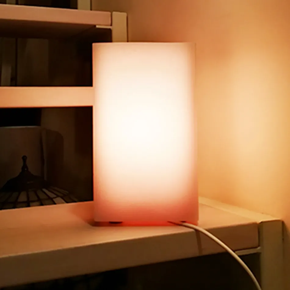 Zylindrischer Lampenschirm aus Duftwachs mit Kratzeffekt, hergestellt in Italien – Donata Viadurini