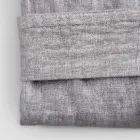 Luxuriöser Bademantel aus schwerem Leinen mit Kapuze, hergestellt in Italien – Palace Viadurini