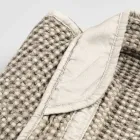 Luxuriöser Kimono-Bademantel aus Leinen und Baumwolle, 2 Ausführungen, hergestellt in Italien – Kleone Viadurini