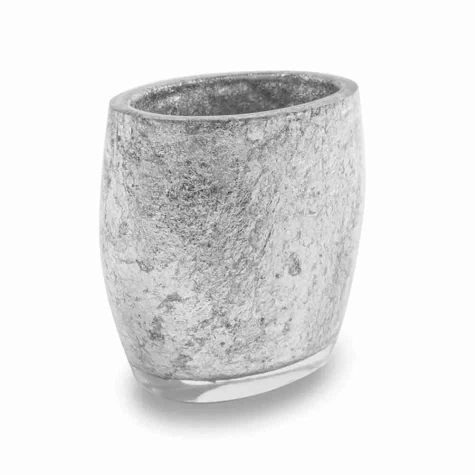 Badaccessoires aus harzbeschichtetem Blattsilber - Argentine Viadurini