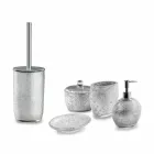 Badaccessoires aus harzbeschichtetem Blattsilber - Argentine Viadurini