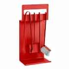 Kaminzubehör aus farbigem Stahl Made in Italy 4 Stück - Rachel Viadurini