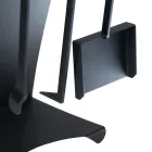 Kaminzubehör aus lackiertem Stahl Made in Italy 3 Stück - Virgil Viadurini