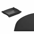 Schreibtischzubehör aus regeneriertem Leder 4 Stück Made in Italy - Medea Viadurini