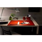 Schreibtischzubehör aus regeneriertem Leder 5 Stück Made in Italy - Ebe Viadurini