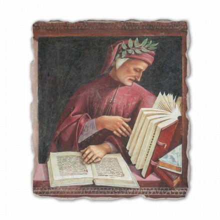 Luca Signorelli Fresko Reproduktion &quot;Dante Alighieri&quot; 1499-1502 Viadurini
